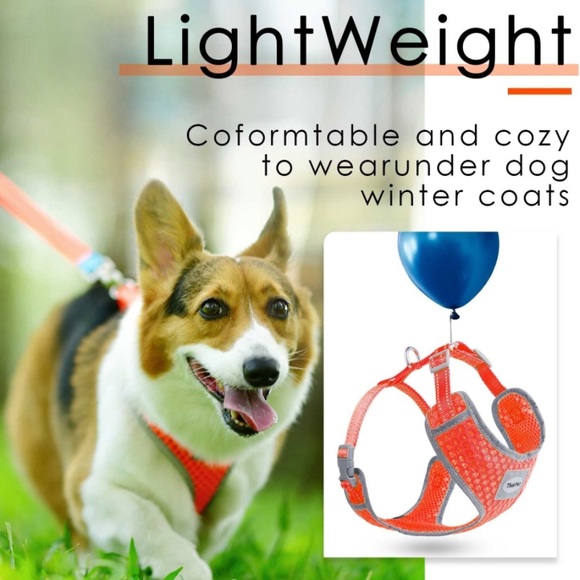 ThinkPet Large Reflective Mesh No Choke Dog Harness - Picture 3 of 13